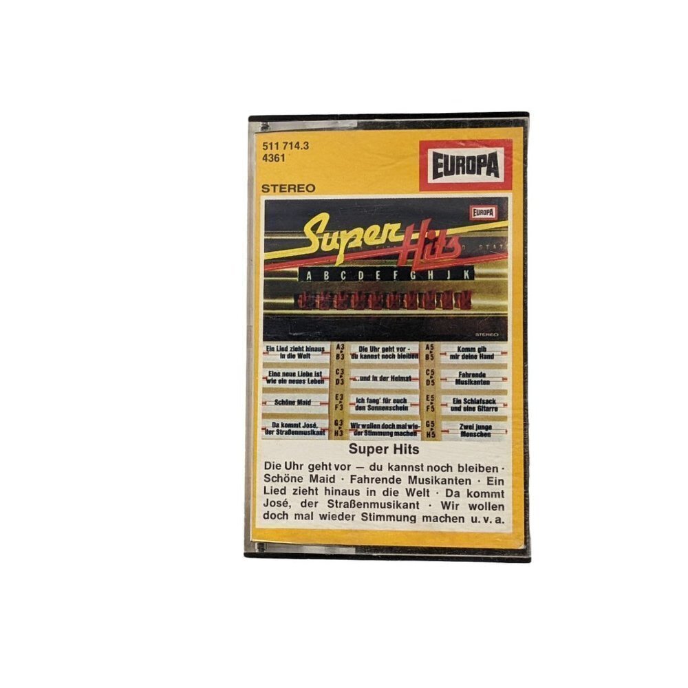 Super Hits Udo Reichel Cassette Tape Tested